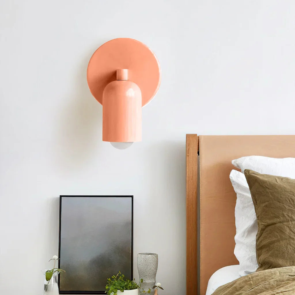 Sleek Iron LED Wall Fixture - Perfect for Bathrooms & Hallways