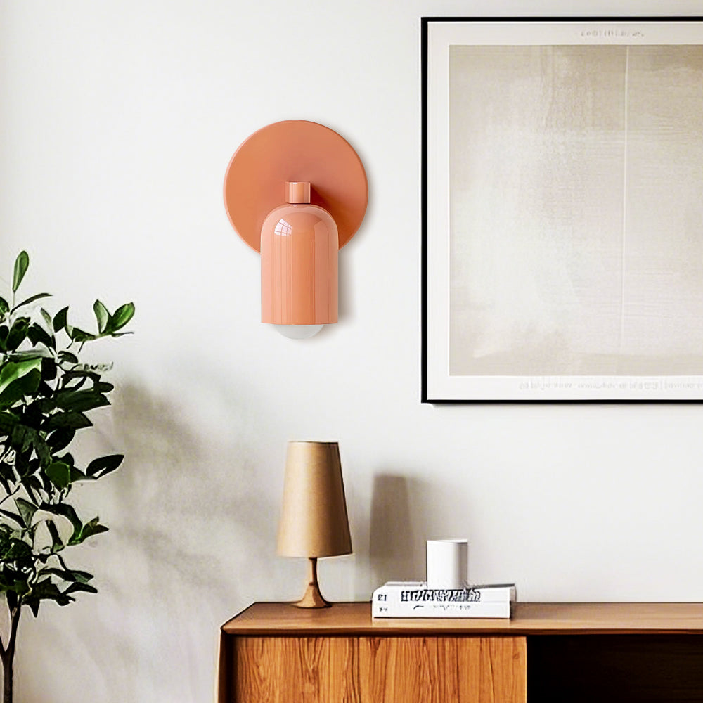 Sleek Iron LED Wall Fixture - Perfect for Bathrooms & Hallways