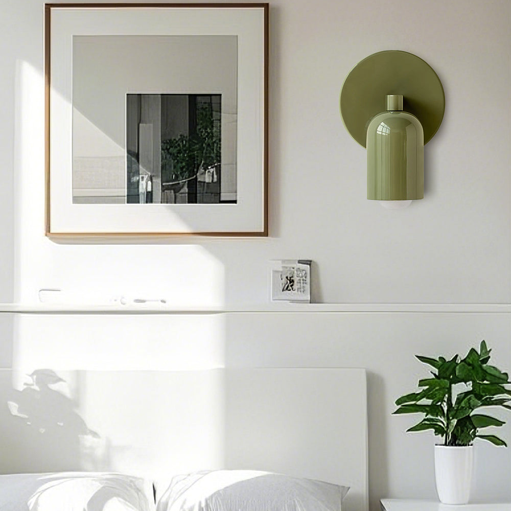 Sleek Iron LED Wall Fixture - Perfect for Bathrooms & Hallways