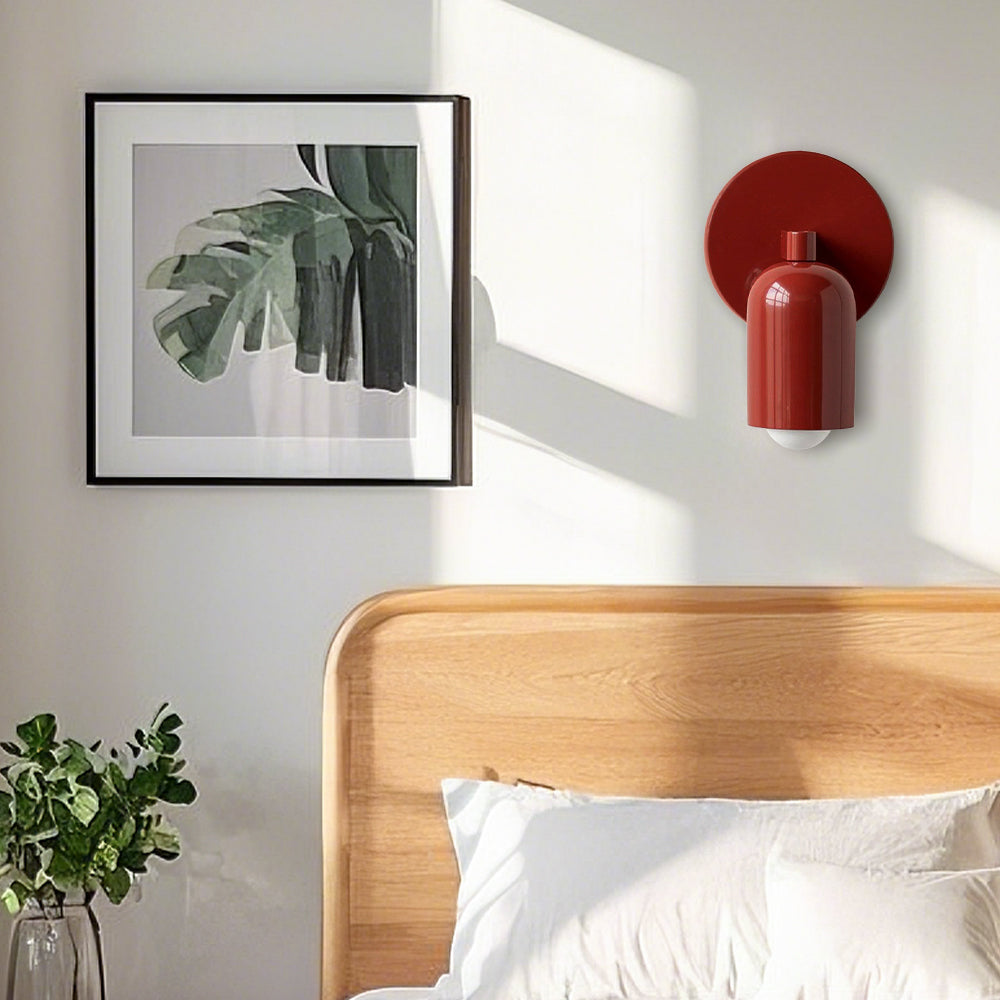 Sleek Iron LED Wall Fixture - Perfect for Bathrooms & Hallways