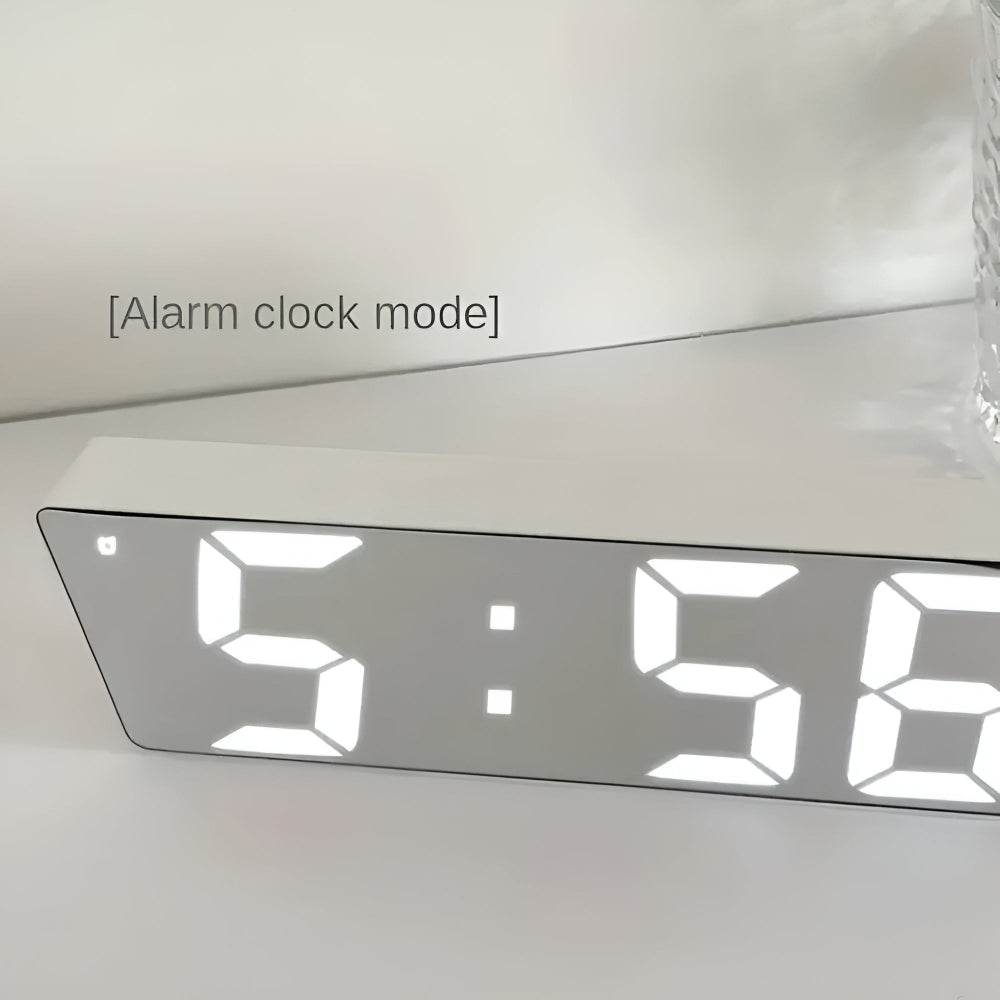 LUMISYNC - Stylish LED Alarm Clock with Adjustable Snooze & Power Options