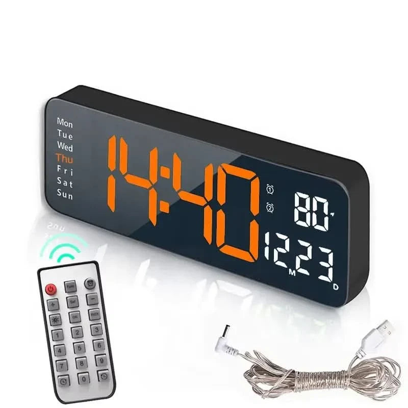 Elegant Modern USB LED Clock for Minimalist Home Decor