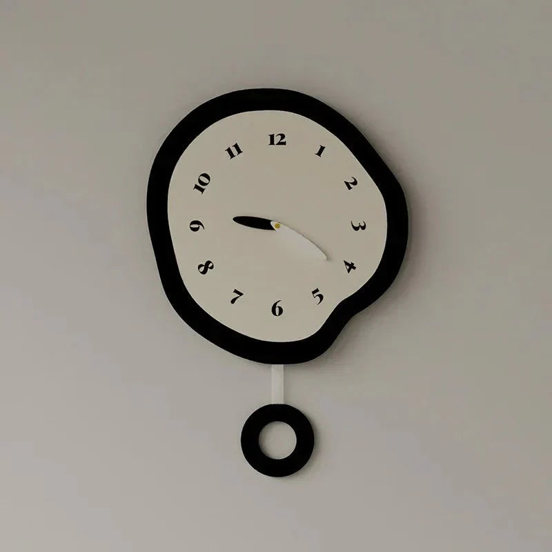 Contemporary Acrylic Clock - Silent and Stylish Design