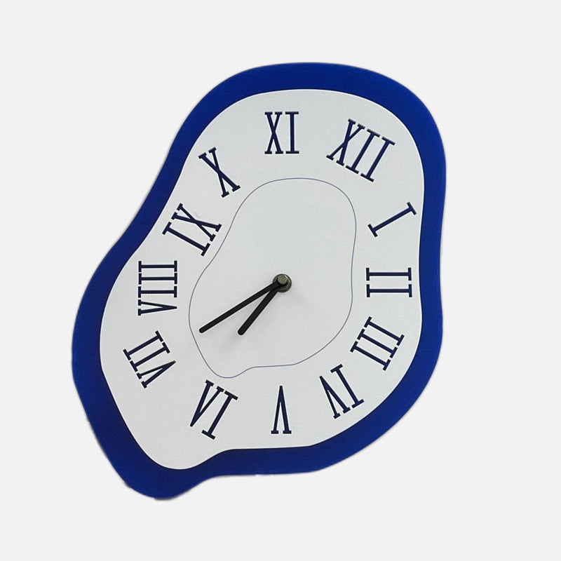 Stylish Silent Wall Clock with Unique Acrylic Design