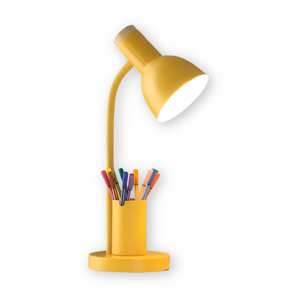 Sleek LED Work Lamp with Organizer for Home and Office