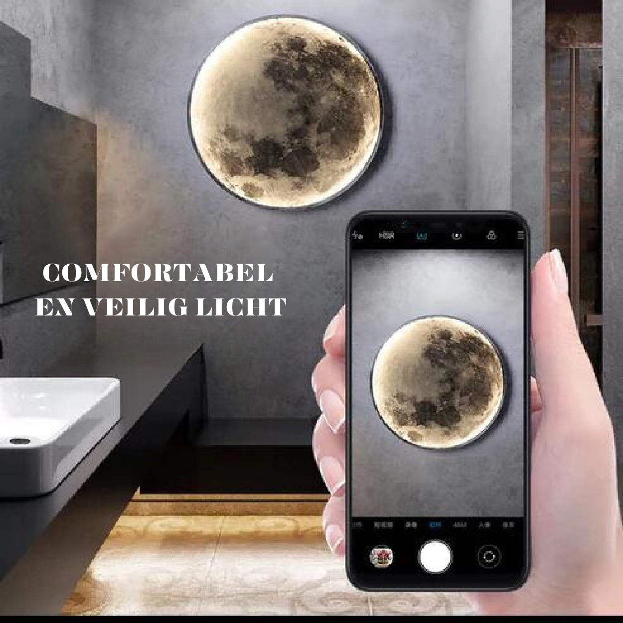 Celestial Wall Light with Customizable LED Radiance