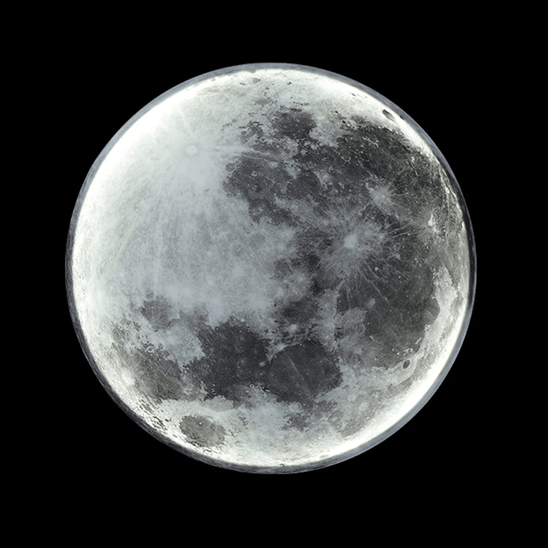 Celestial Wall Light with Customizable LED Radiance