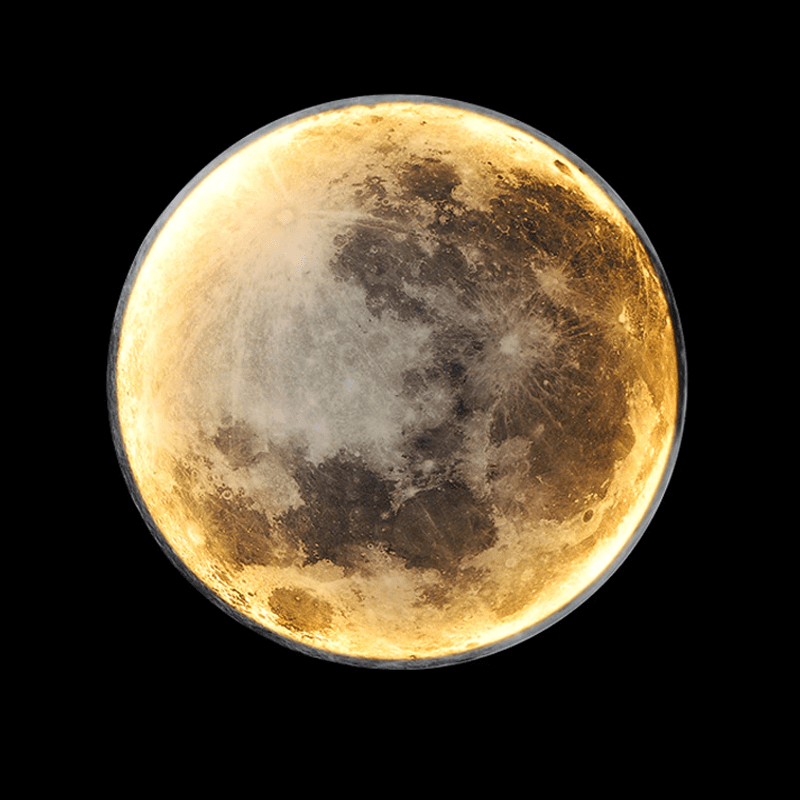 Celestial Wall Light with Customizable LED Radiance