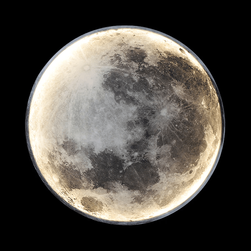 Celestial Wall Light with Customizable LED Radiance