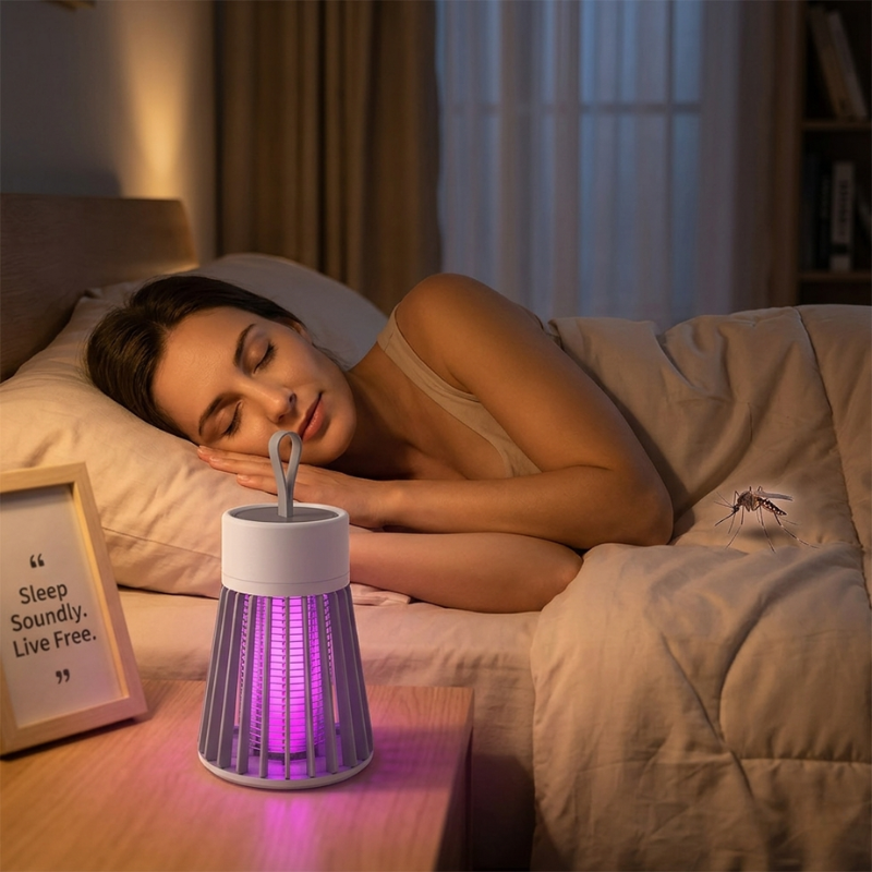 Rechargeable UV Insect Zapper for Home and Outdoor Use