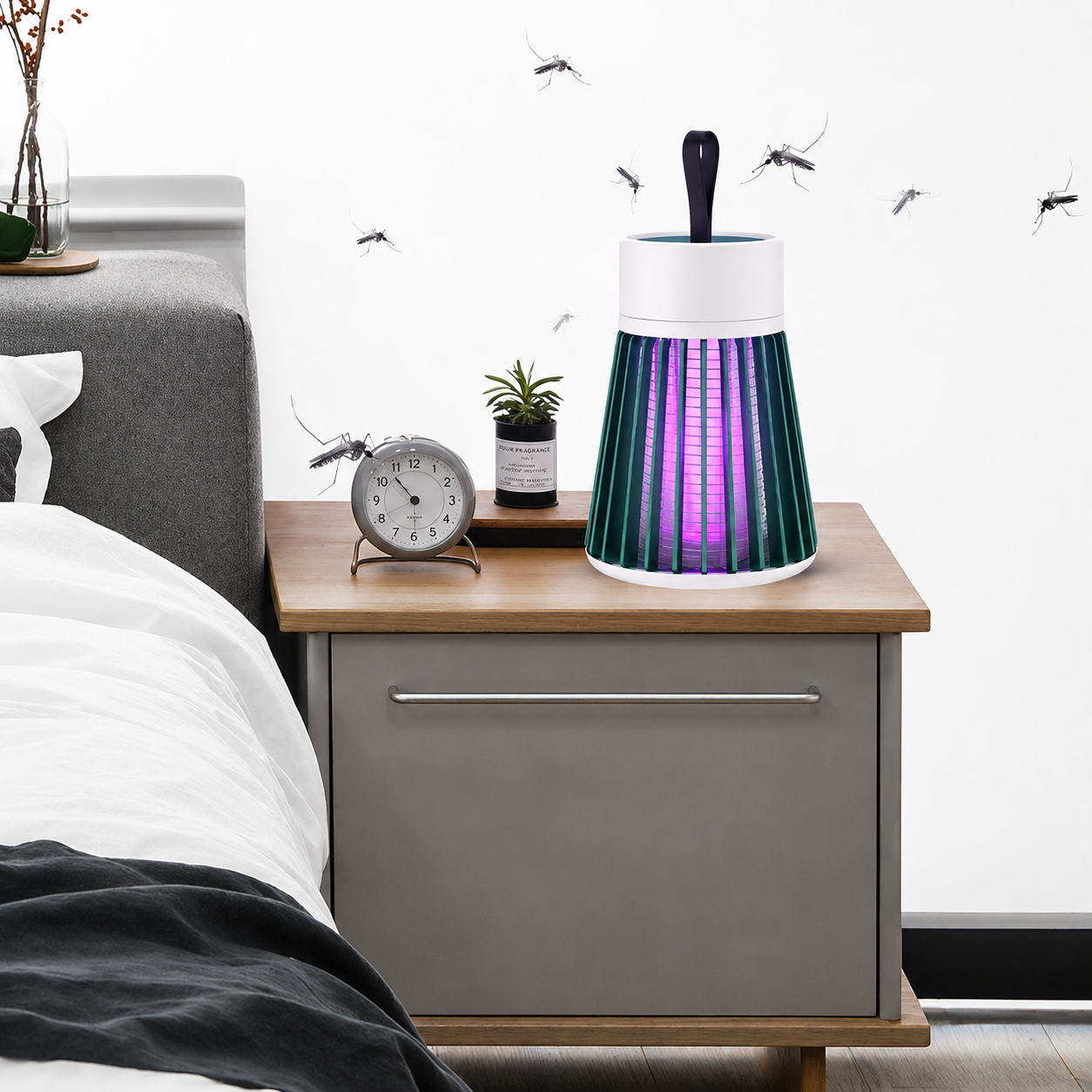 Rechargeable UV Insect Zapper for Home and Outdoor Use