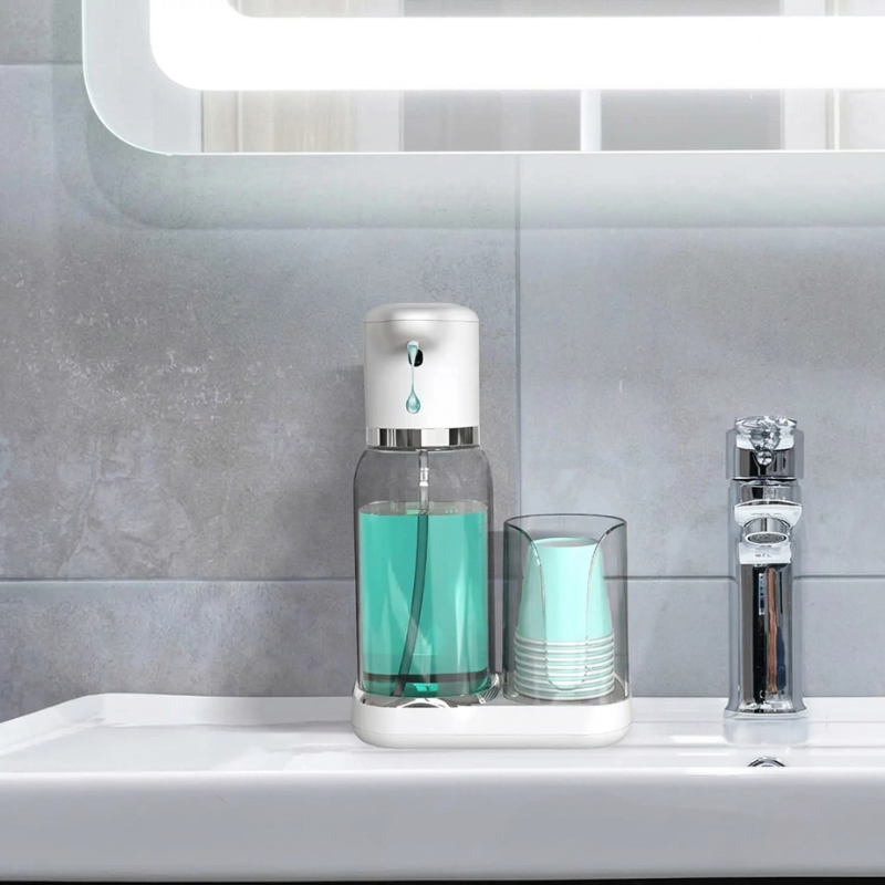 Touchless Mouthwash Dispenser for Hassle-Free Hygiene