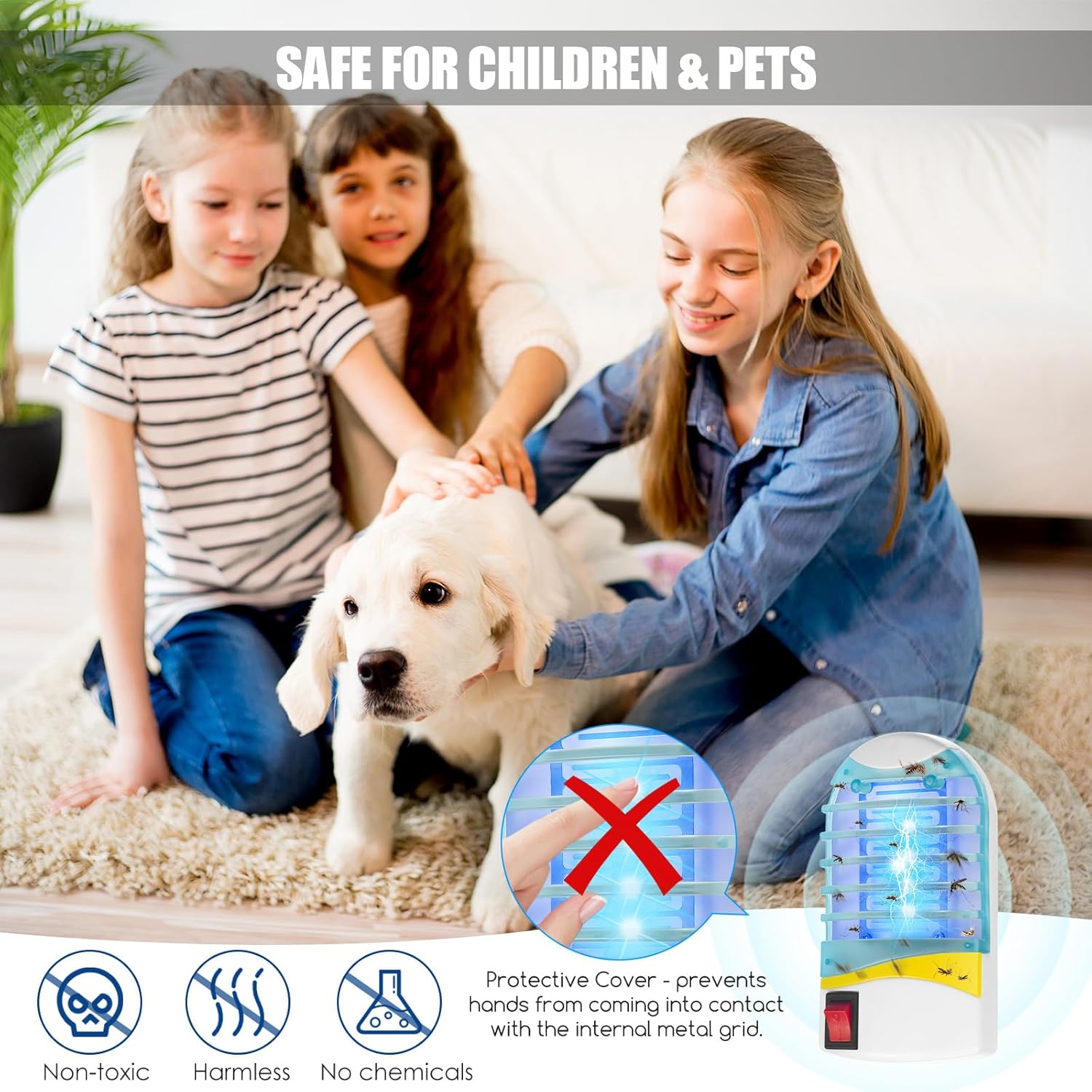 Bug Zapper with UV Light – Silent Operation Mosquito Repellent