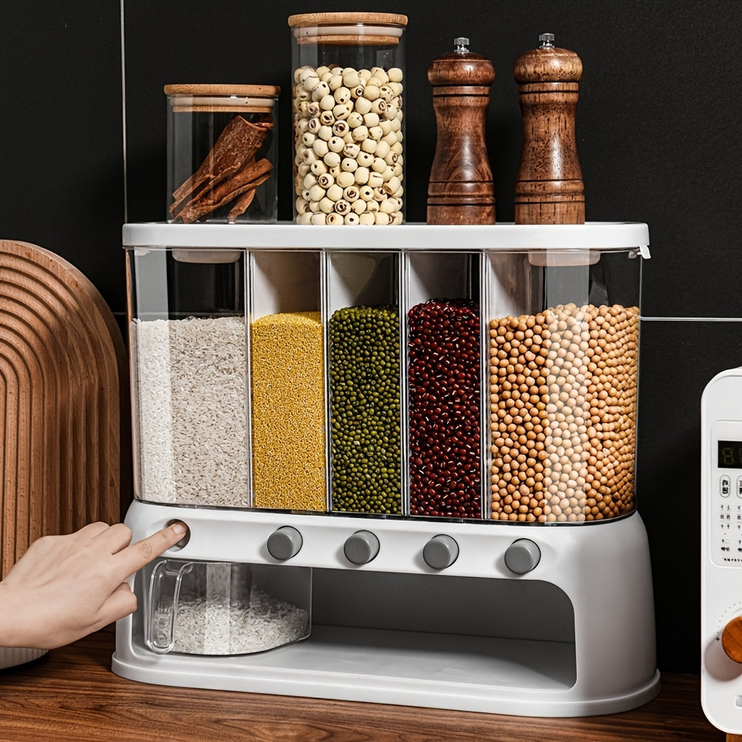 5-Compartment Food Organizer - Smart Storage Solution