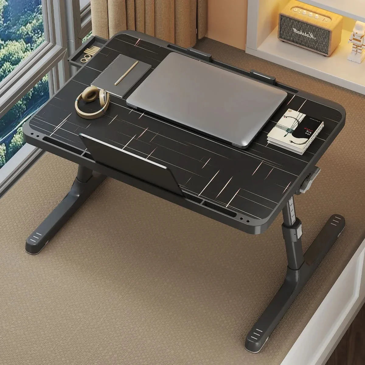 Adjustable Laptop Tray Desk for Work and Home Use