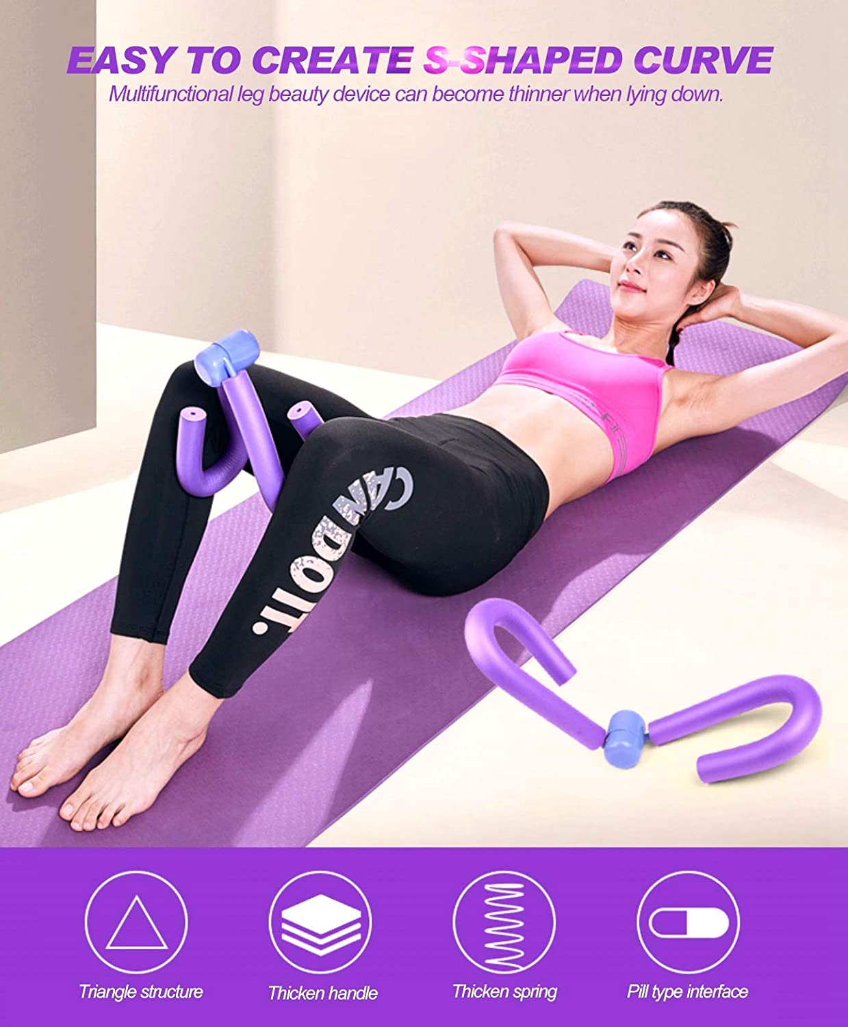 Multi-Function Leg Trainer for Home Workouts