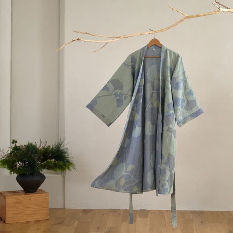 Organic Cotton Bathrobe – Comfortable Kimono Style for Daily Wear