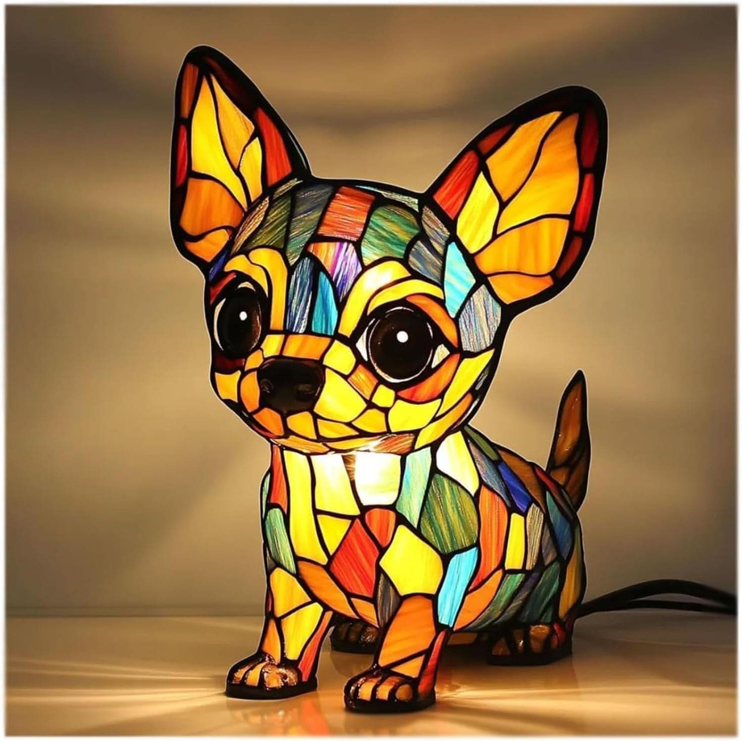 Pet-Themed Night Light | Warm Glow | USB Powered with Switch