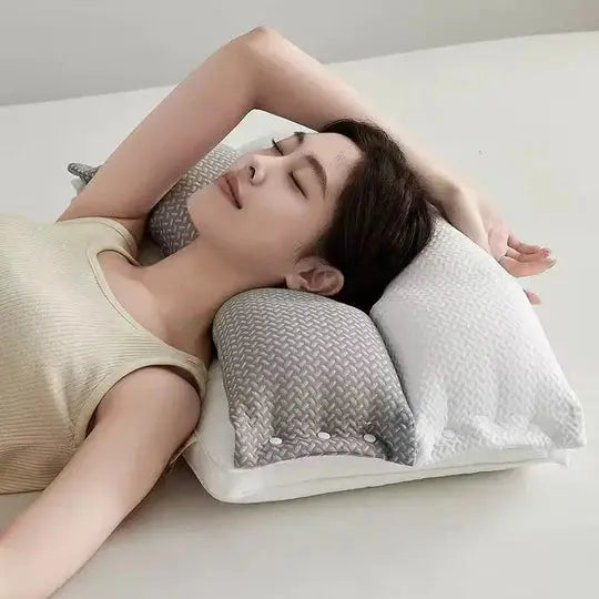 Neck Pillow with Contour Support and Pressure Relief