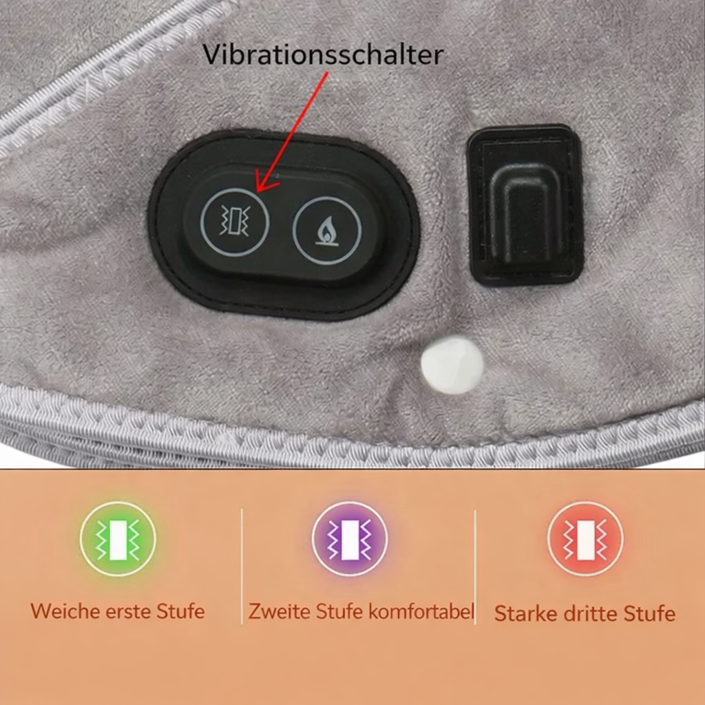 Neck and Shoulder Massage Cushion with Heat and Vibration