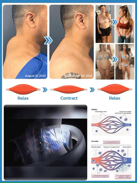 Wireless Neck Massage Device | Ultrasound Lymphatic Drainage Aid