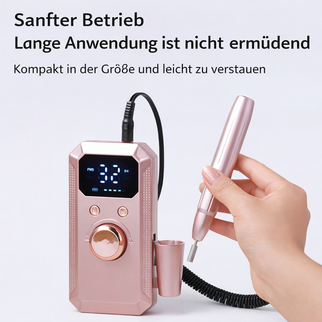 Electric Nail Drill - Precise Control for Gentle Professional Results