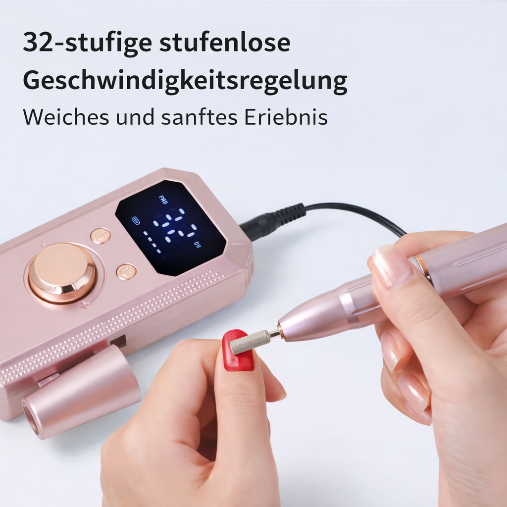Electric Nail Drill - Precise Control for Gentle Professional Results