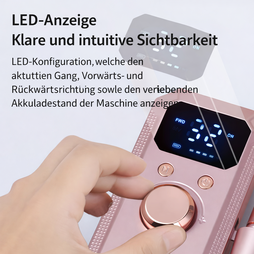 Electric Nail Drill - Precise Control for Gentle Professional Results