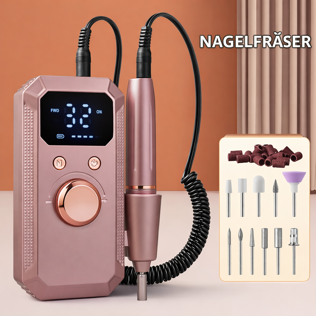 Electric Nail Drill - Precise Control for Gentle Professional Results