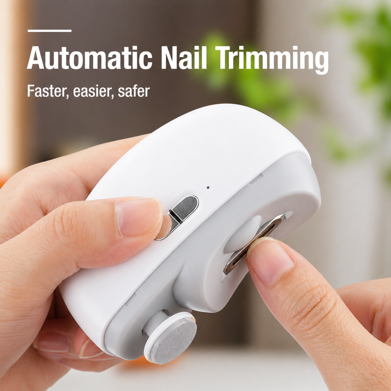 Nail Care Tool | 3-in-1 Clipper, File, and Polish
