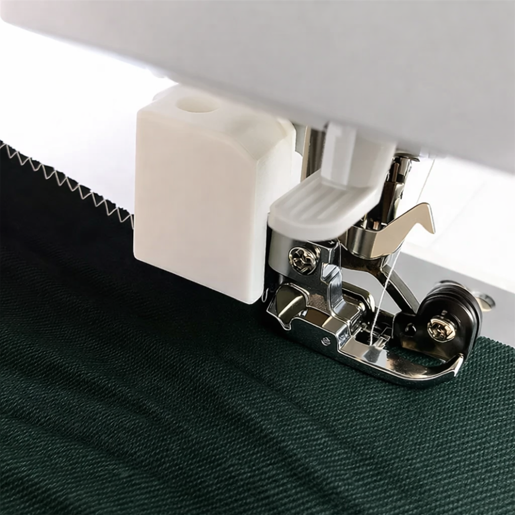 Universal Sewing Machine Foot with Built-in Side Cutter
