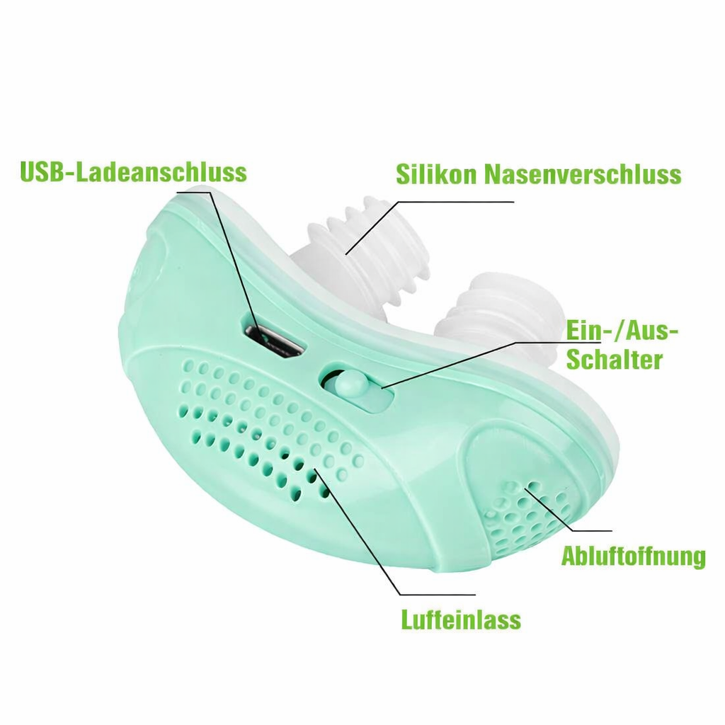 Electronic Nasal Breathing Aid for Snoring Relief – Quiet Airflow Support