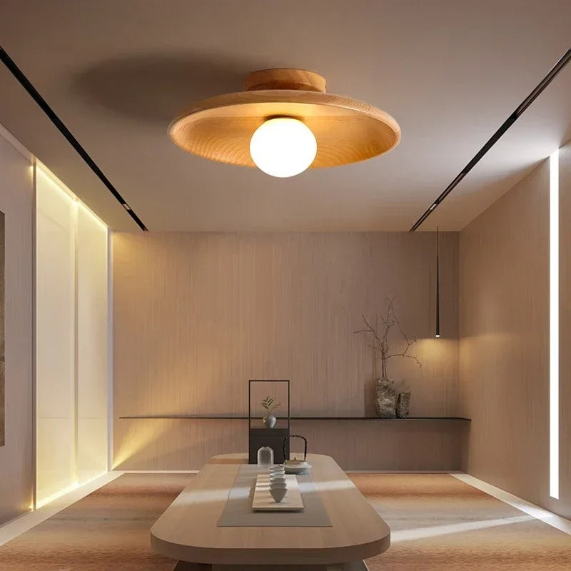 Stylish Wooden Pendant Light for a Cozy Atmosphere