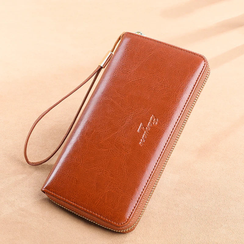 Elegance and Security – The LuxeGuard Travel Wallet with Phone Pocket