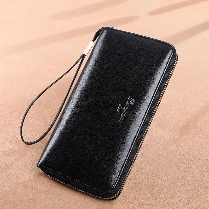 Elegance and Security – The LuxeGuard Travel Wallet with Phone Pocket