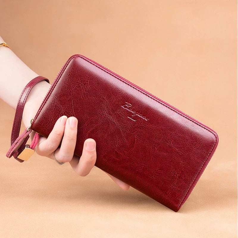 Elegance and Security – The LuxeGuard Travel Wallet with Phone Pocket
