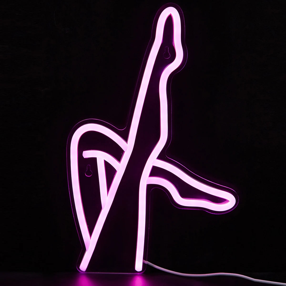 Chic Pink LED Neon Wall Light - USB Powered Décor