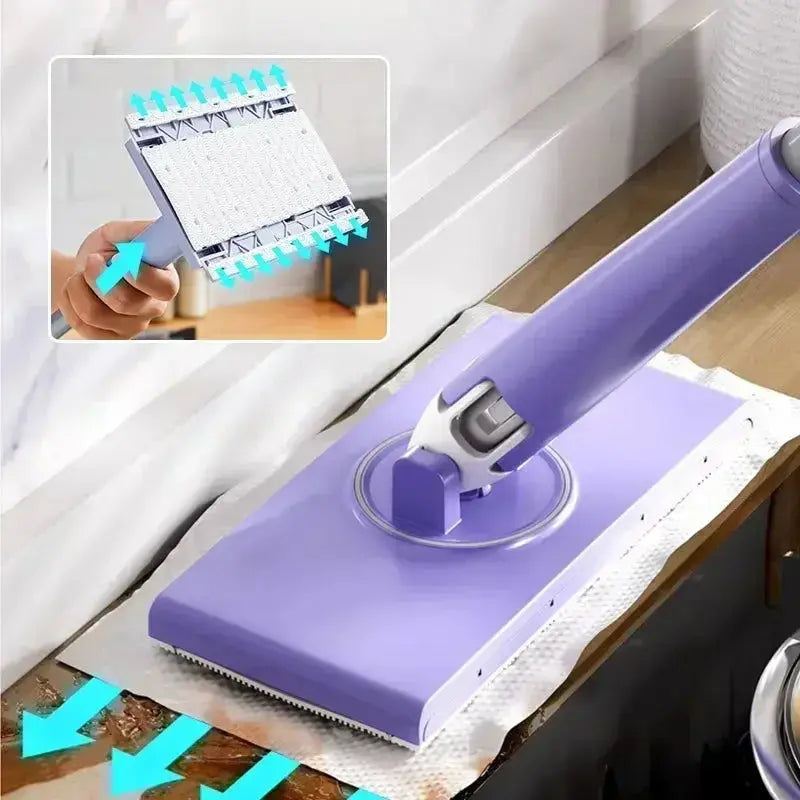 Mini Mop with 360° Rotation and Press Feature – Hands-Free Floor Cleaner