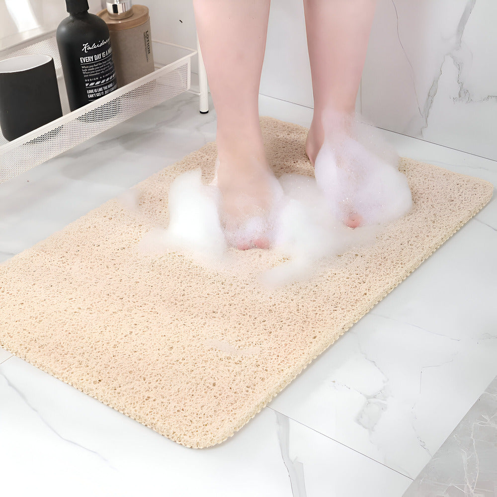 Cushioned Anti-Slip Shower Floor Mat for Safety & Comfort