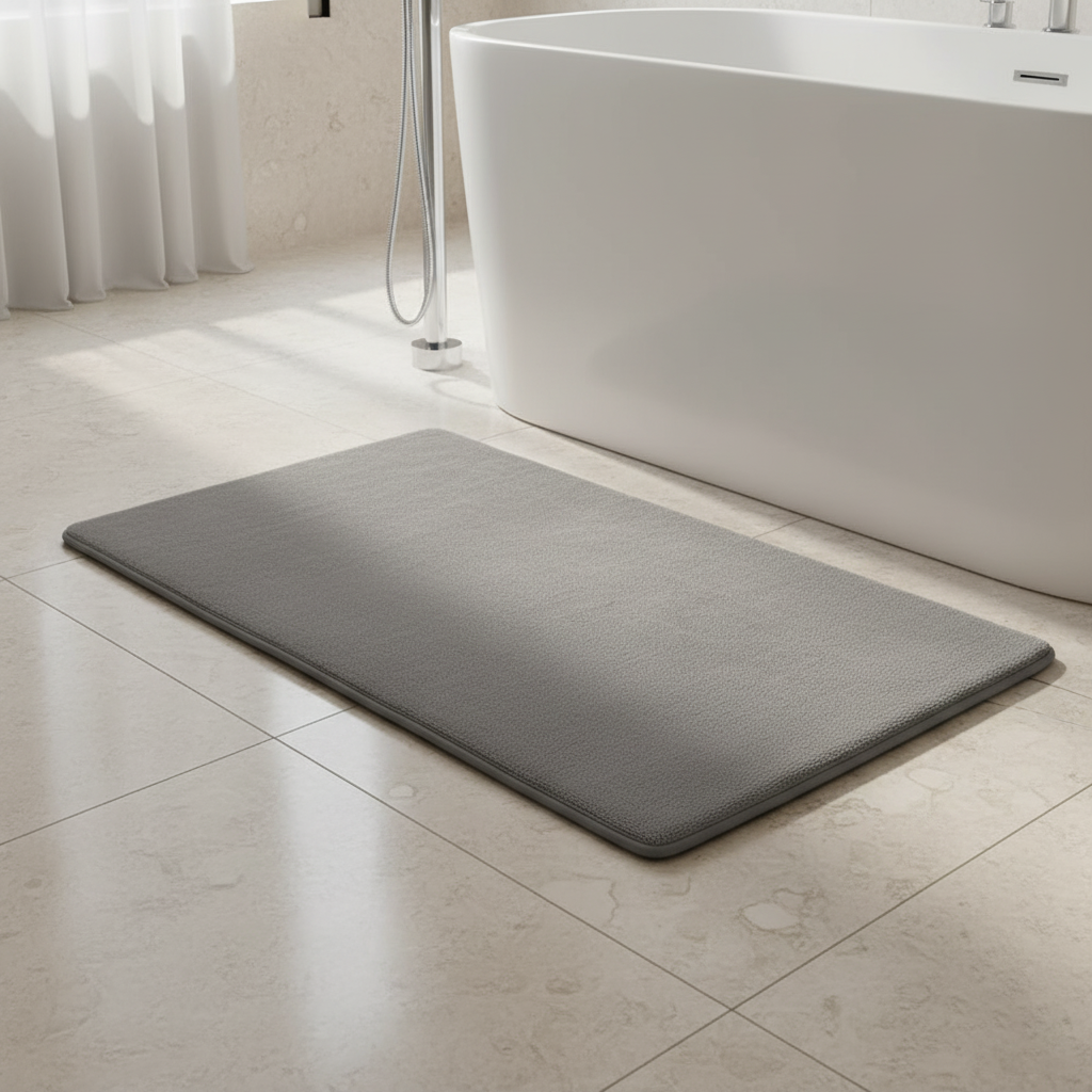 Plush Comfort Bath Mat with Non-Slip Support