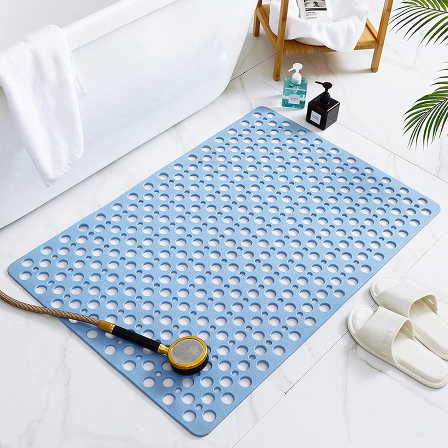 Secure Grip Bath Mat with Superior Drainage – Quick-Drying Safety Solution