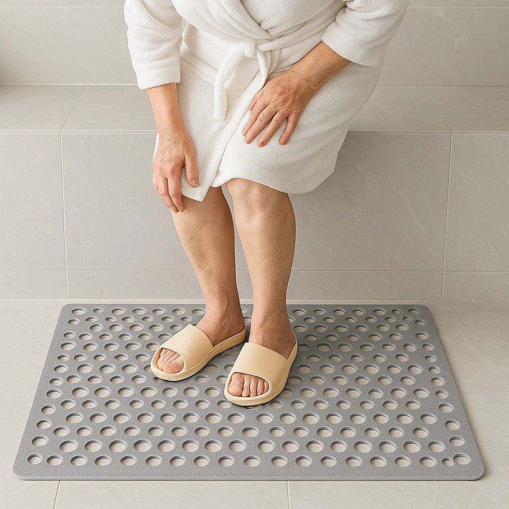 Secure Grip Bath Mat with Superior Drainage – Quick-Drying Safety Solution
