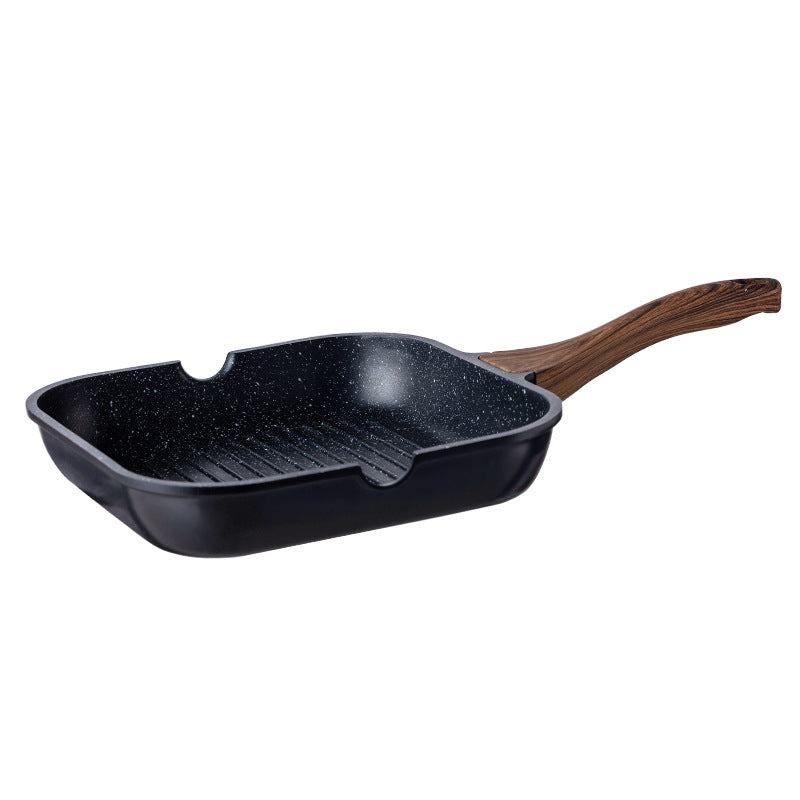 Healthy Cooking Square Grill Pan with Advanced Nonstick Surface