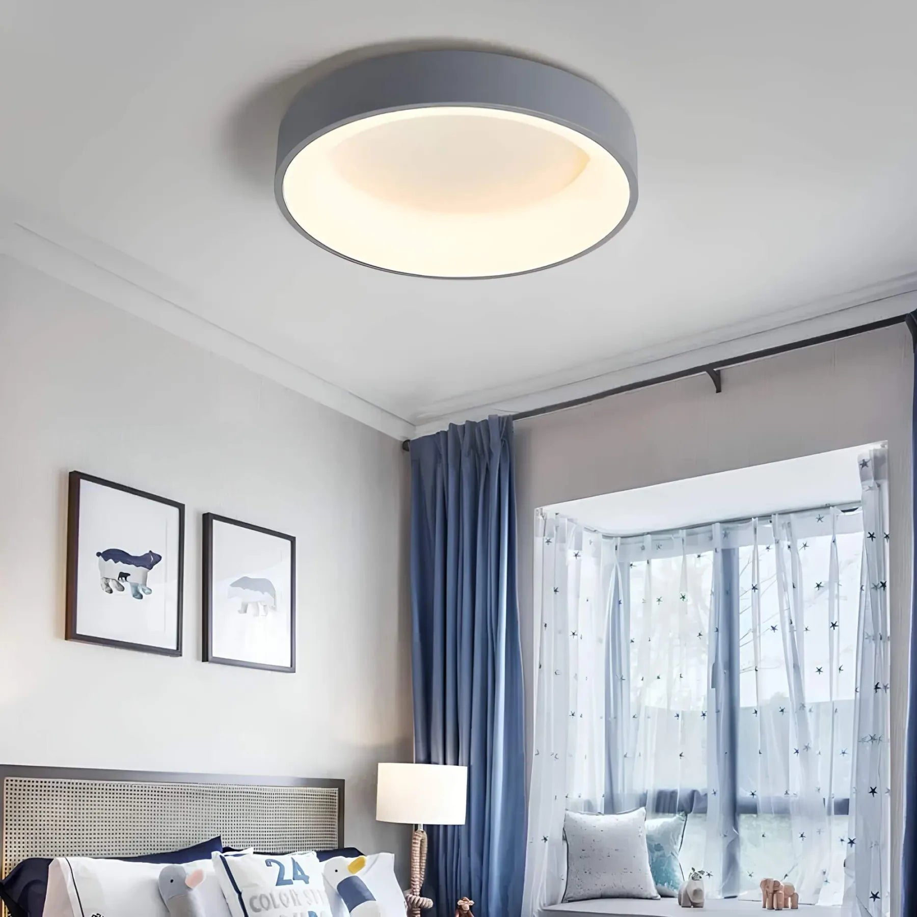 ScandiGlow LED Ceiling Fixture – Chic Minimalist Lighting