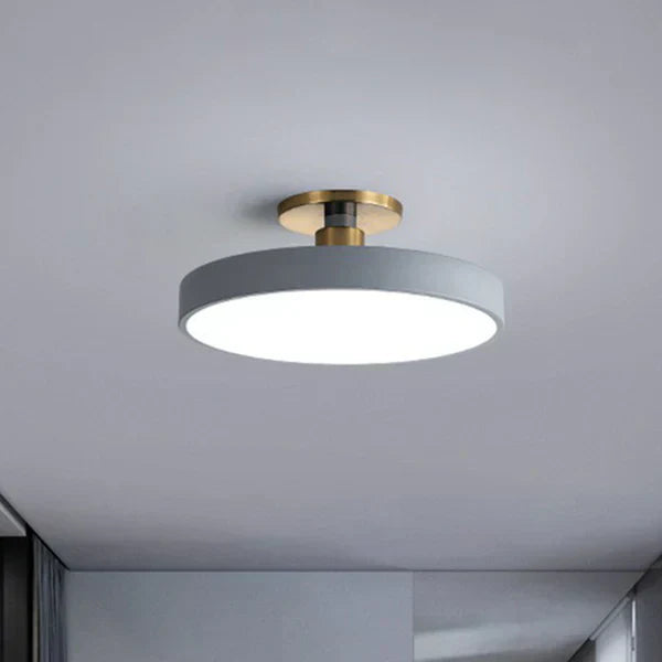 Serene Aura LED Ceiling Fixture with Modern Round Shape