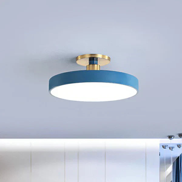 Serene Aura LED Ceiling Fixture with Modern Round Shape