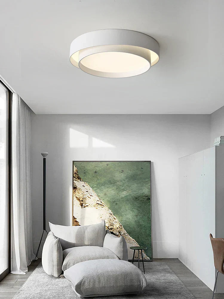 Sleek Scandinavian LED Ceiling Fixture for Modern Spaces