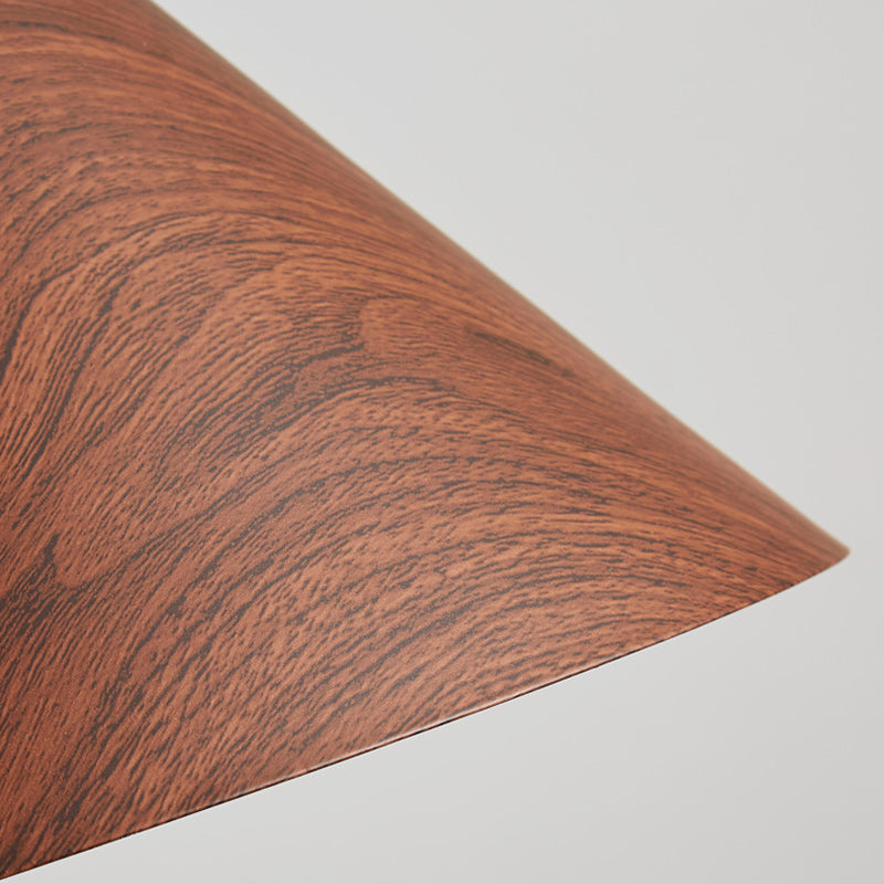Elegant Adjustable Pendant Light - Modern Wood and Iron Design