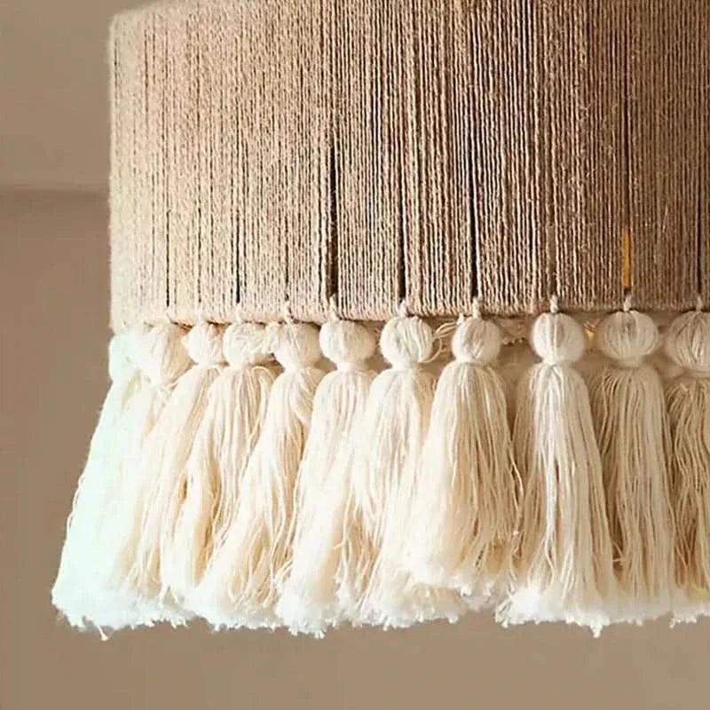 Hemp Rope LED Chandelier in Nordic Style