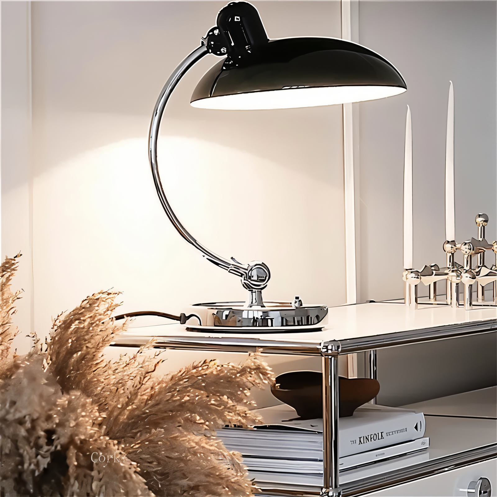 Classic Elegance Adjustable Dome Lamp for Reading and Work